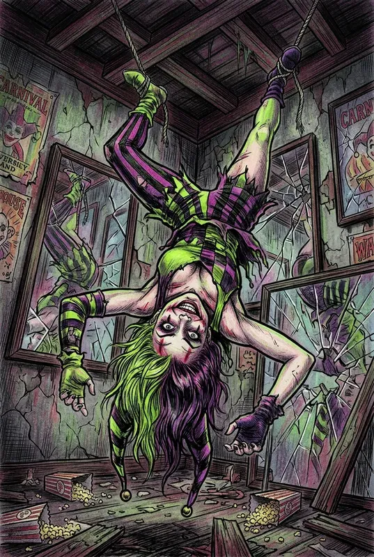 Psycho Comic Clown Portraits