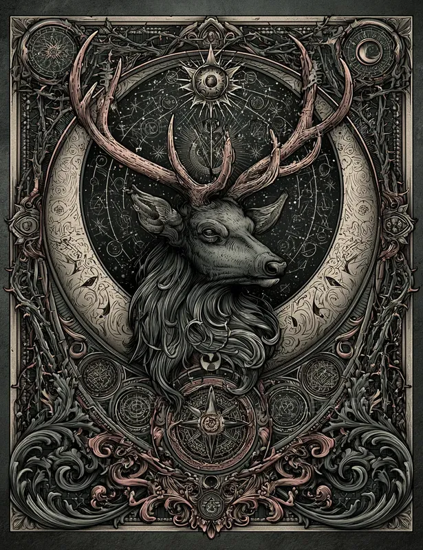 Decorative Victorian Dark Fantasy Pages