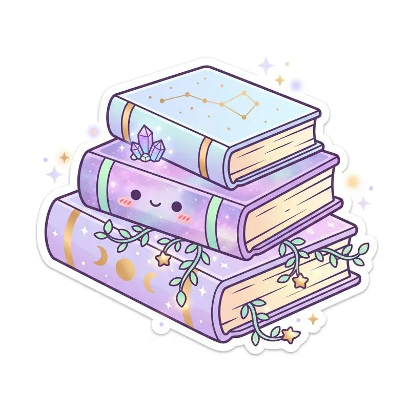 Kawaii Cosmic Witch Greenhouse Cliparts