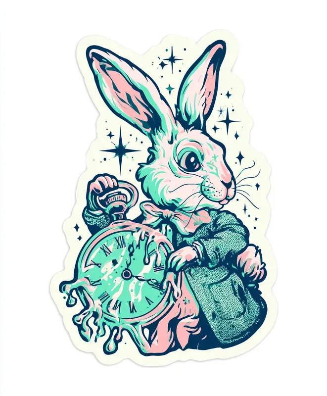 Psychedelic Wonderland Stickers