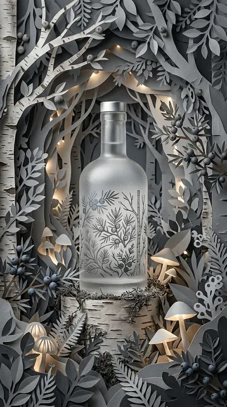 Enchanted Forest Papercraft Stages