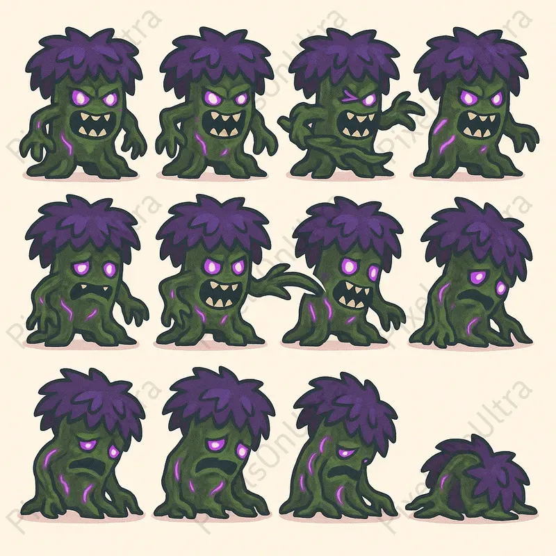 2D Enemy Sprite Sheets