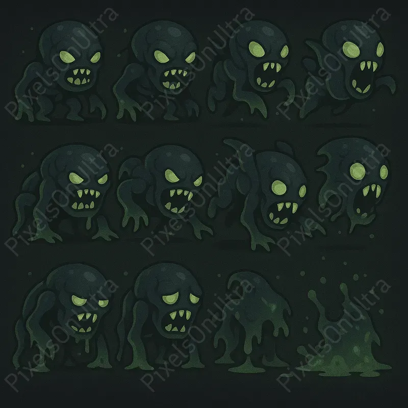 2D Enemy Sprite Sheets