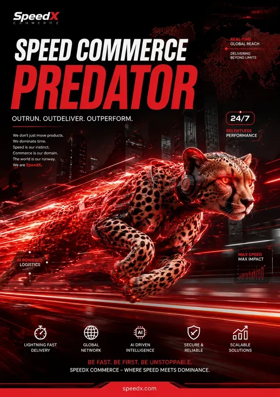 Elite Futuristic Brand Posters Series