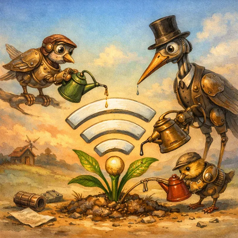 Digital Birds Modern Nature