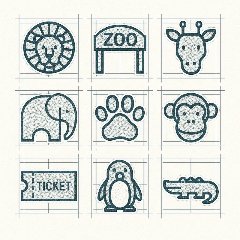 Barcode Grid Icons