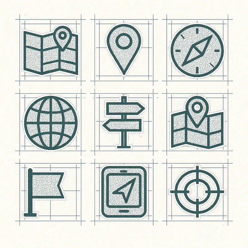 Barcode Grid Icons