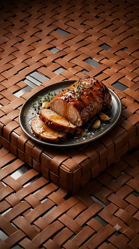 Woven Leather Iron Pop Food Stages