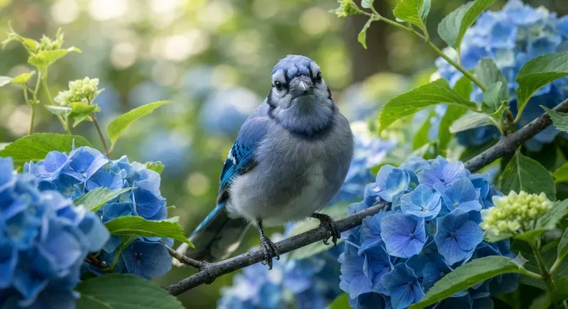 Vibrant Birds And Flowers Portraits