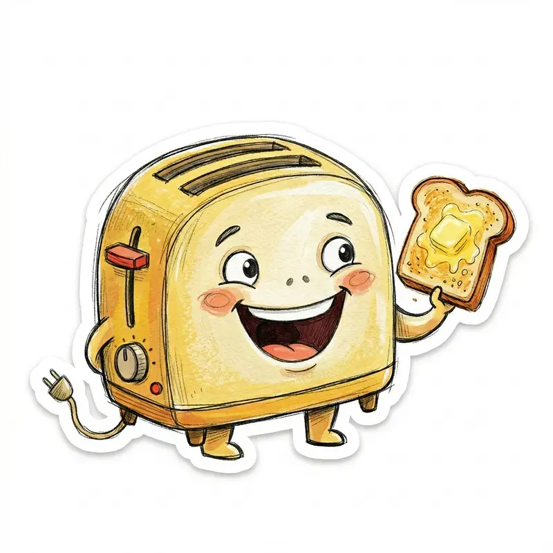 Kitchenware Childrens Book Stickers