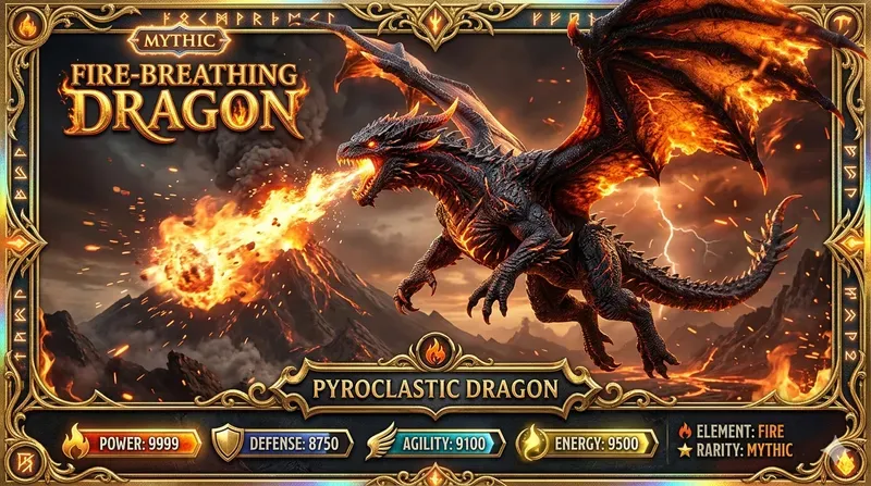 Mythic Creature Collector Cards