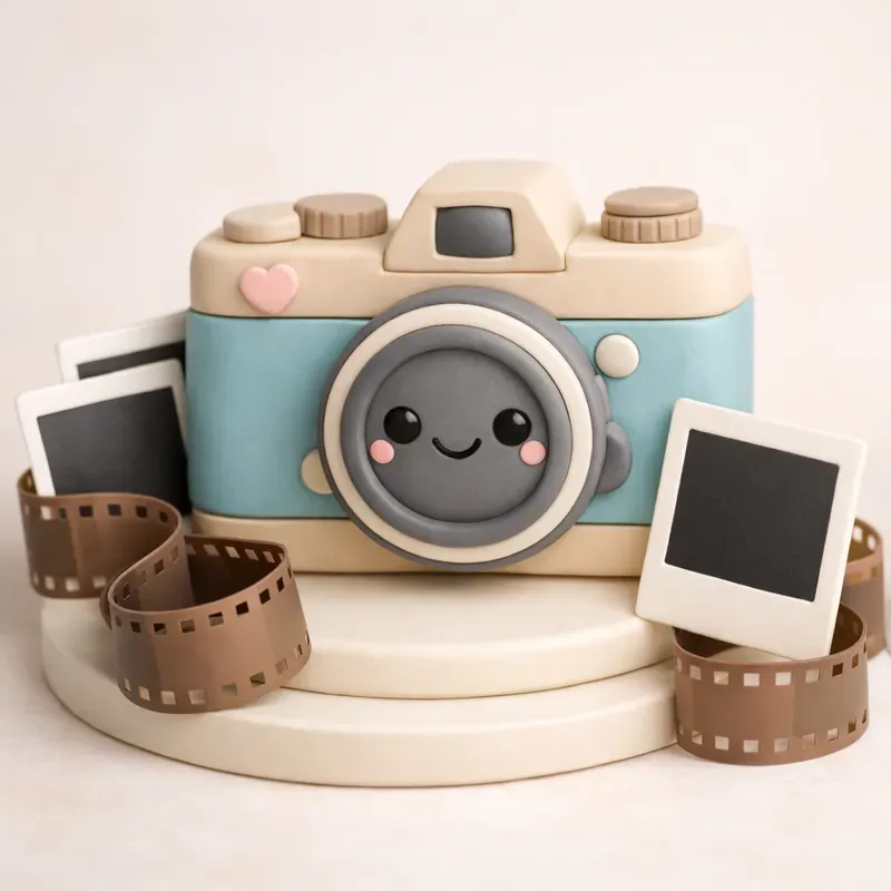 Whimsical 3D Polymer Clay Characters