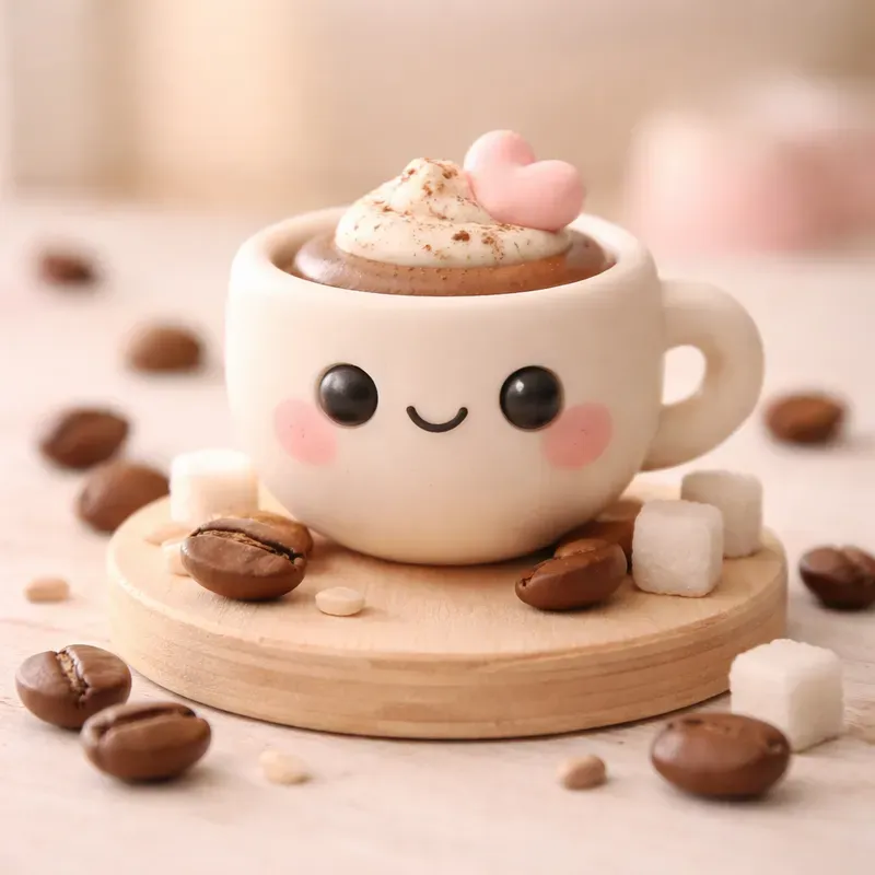 Whimsical 3D Polymer Clay Characters