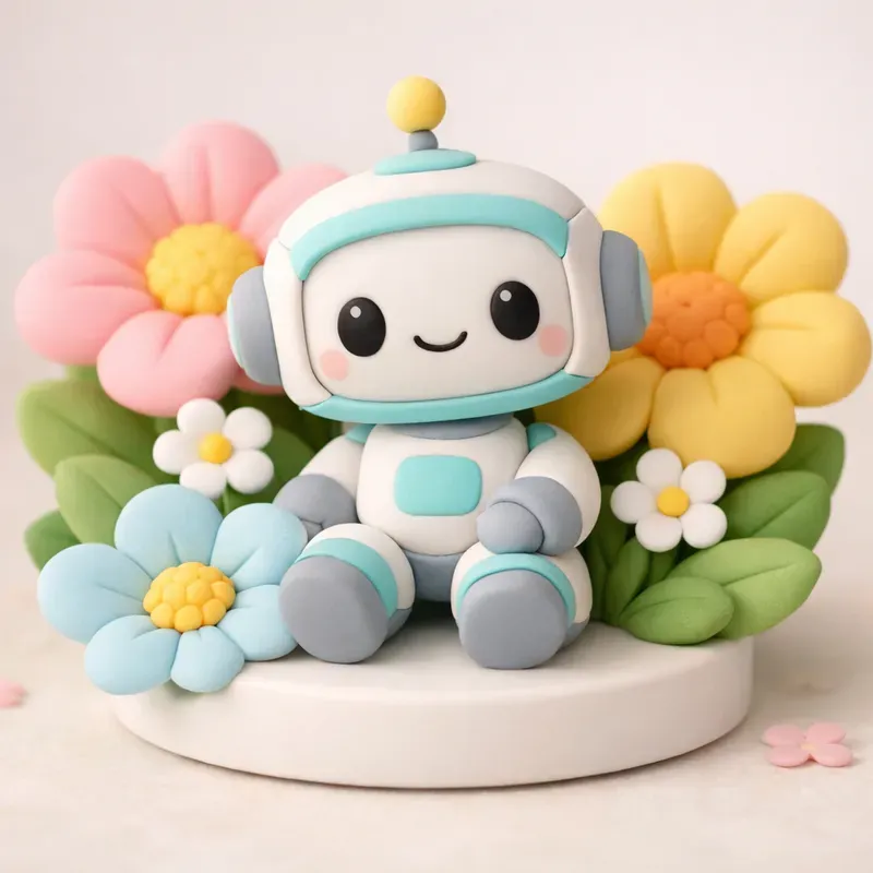Whimsical 3D Polymer Clay Characters