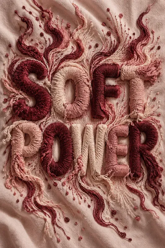 3D Embroidered Typography Threadforms
