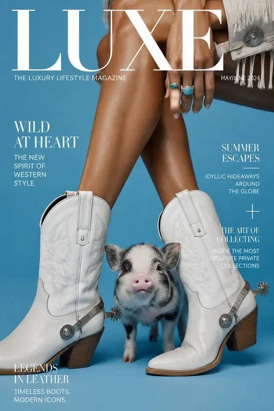 Editorial Fashion Pet Cover Art