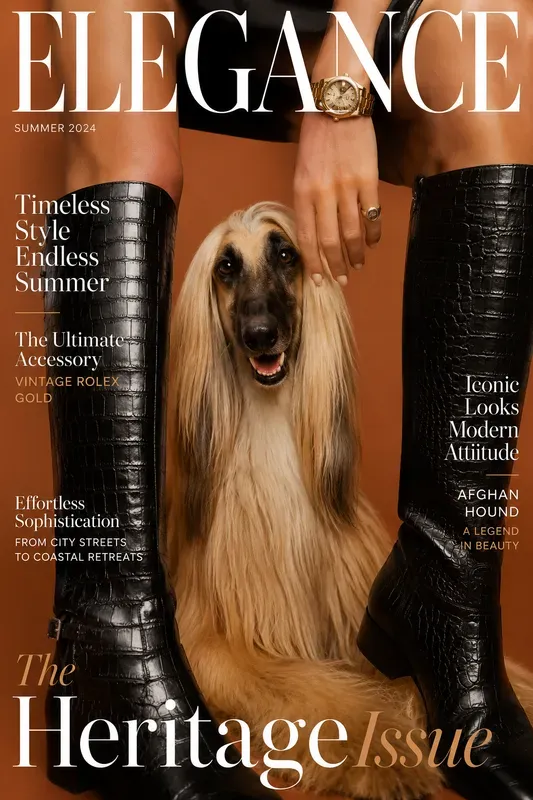 Editorial Fashion Pet Cover Art
