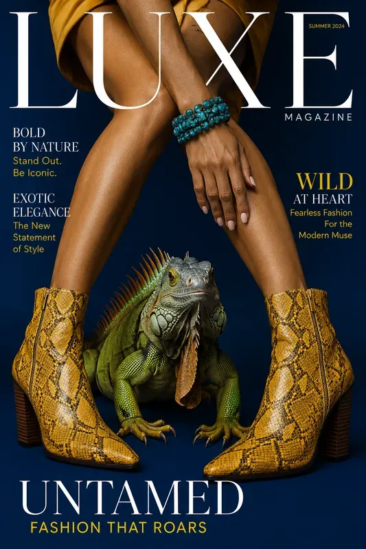 Editorial Fashion Pet Cover Art