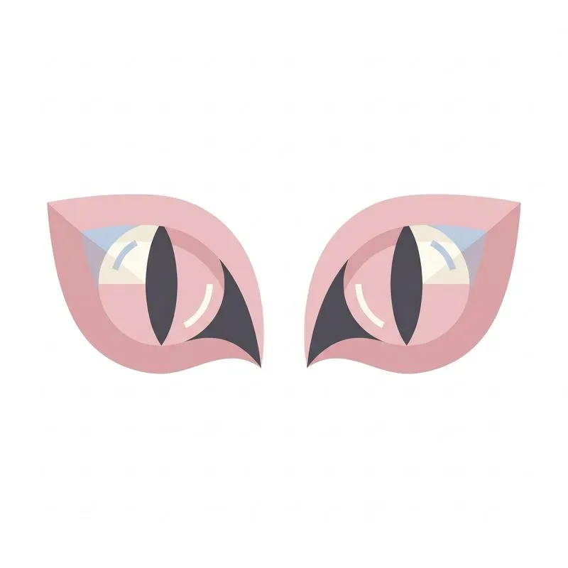 Minimal Flat Pastel Eyes
