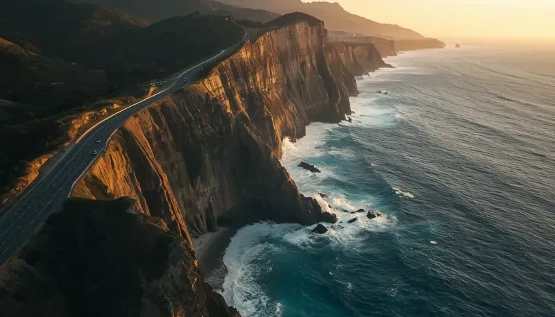 Cinematic Drone Roadways