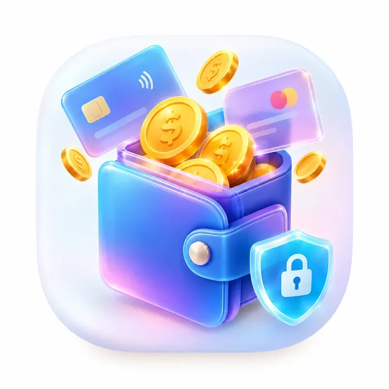 3D Glassmorphic Cute Appicon UI Symbols