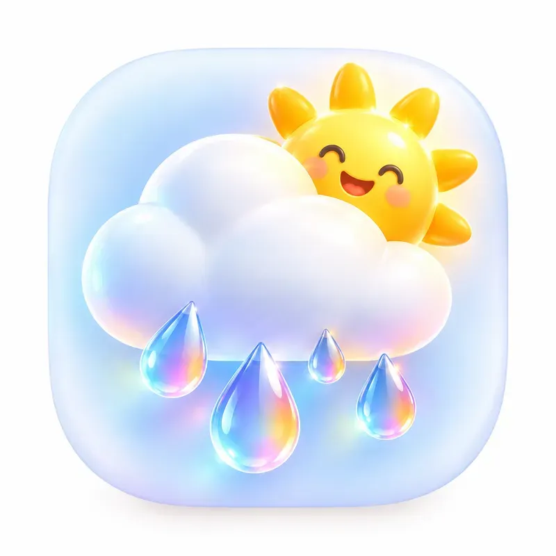 3D Glassmorphic Cute Appicon UI Symbols