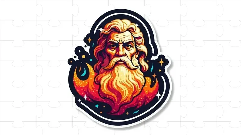 Vibrant Foilglow Sticker Style