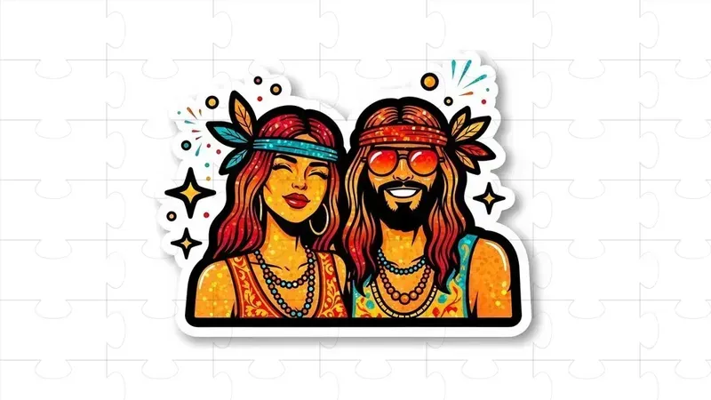 Vibrant Foilglow Sticker Style