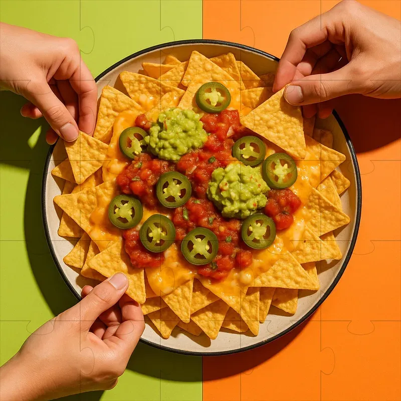 Commercial Overhead Food Photography