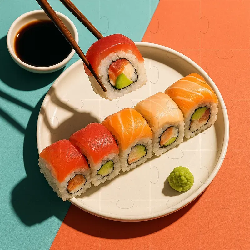 Commercial Overhead Food Photography