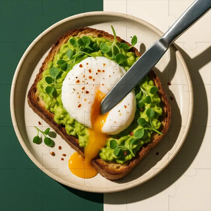 Commercial Overhead Food Photography