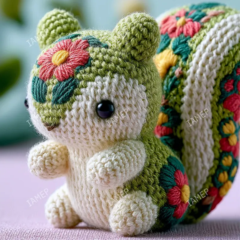 Embroidered Animal Macro Creatures