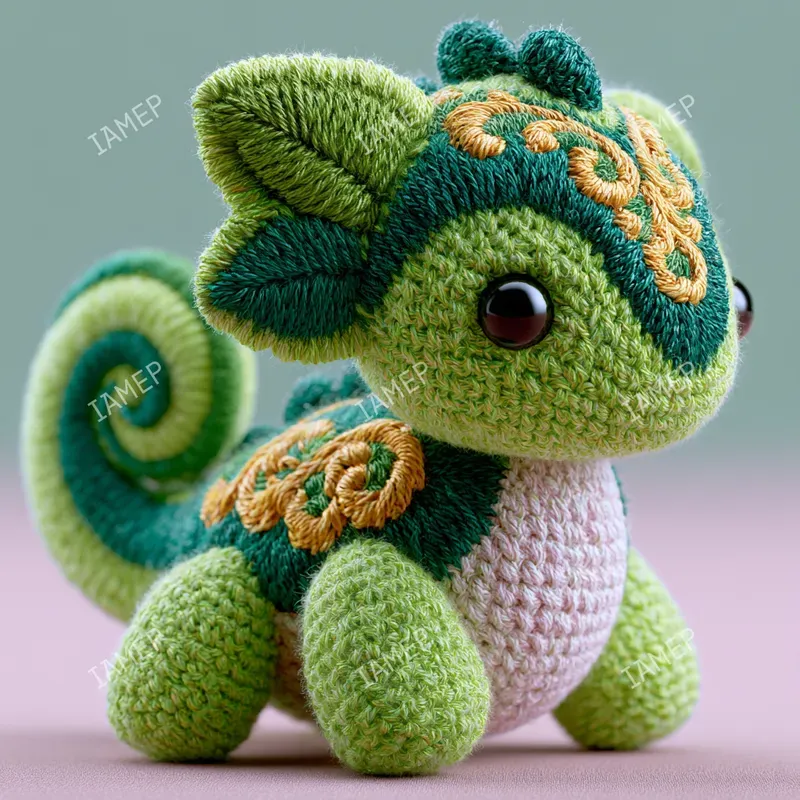 Embroidered Animal Macro Creatures