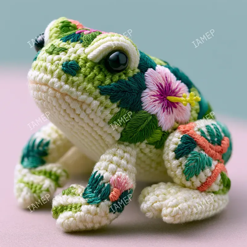 Embroidered Animal Macro Creatures