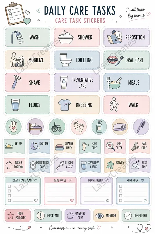 Nurse Sticker Sheet Builders