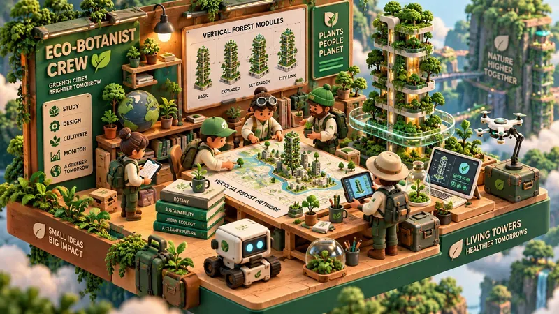Whimsical 3D Isometric Agile Scrum Art