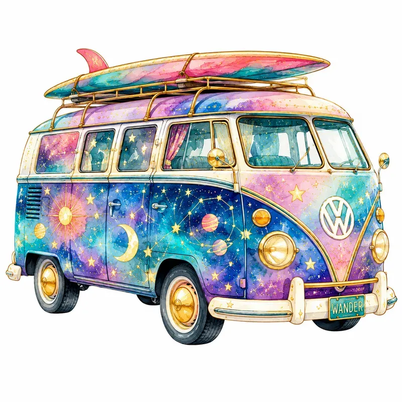 Boho Watercolor Cliparts