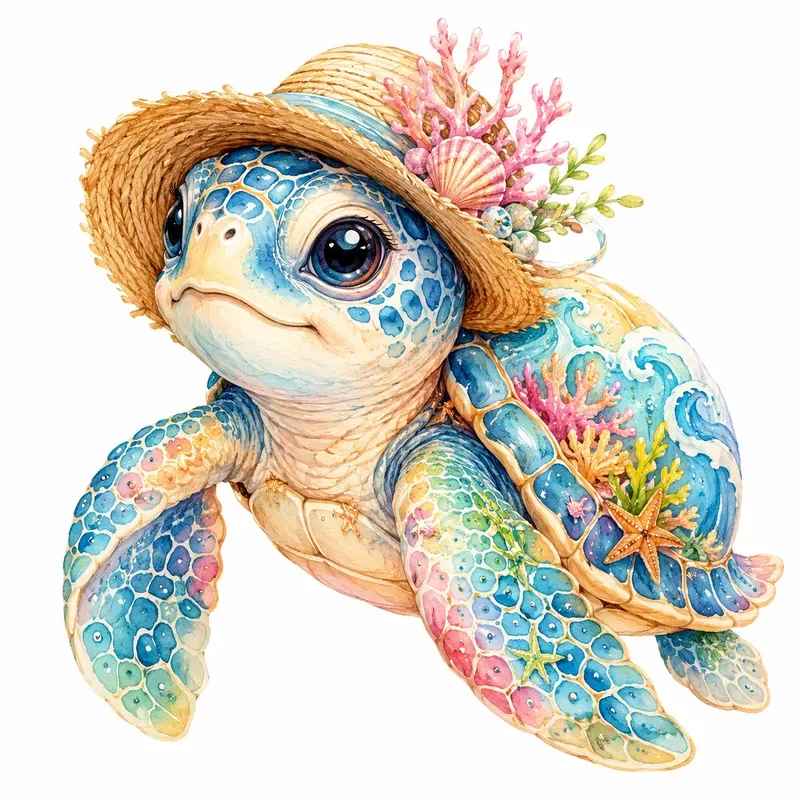 Boho Watercolor Cliparts