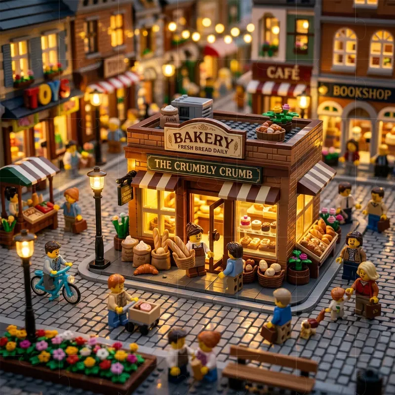 Cozy Lego Miniature World Cinematics