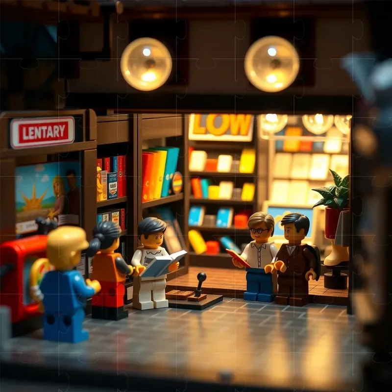 Cozy Lego Miniature World Cinematics