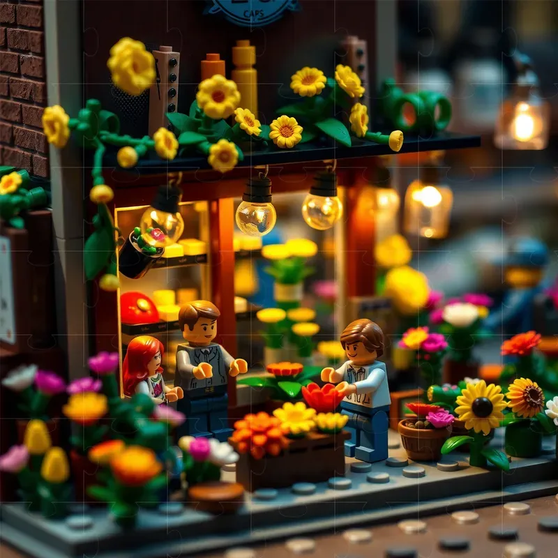 Cozy Lego Miniature World Cinematics