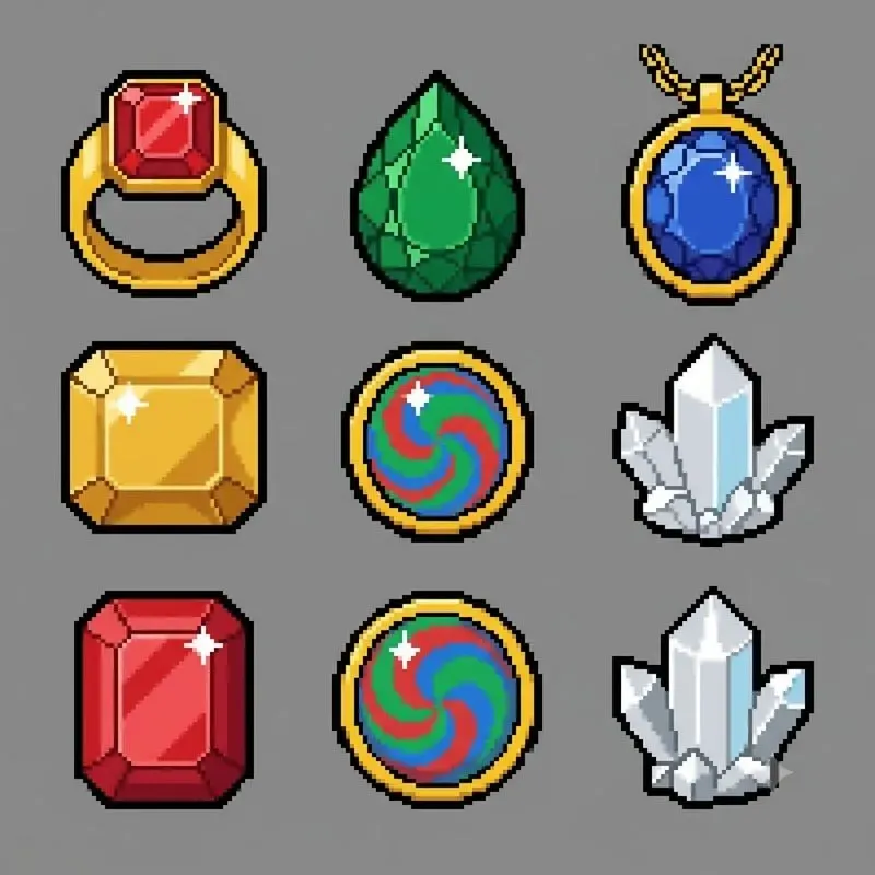 8bit RPG Item Pixel Asset Packs