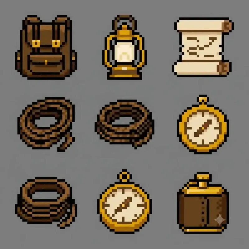 8bit RPG Item Pixel Asset Packs