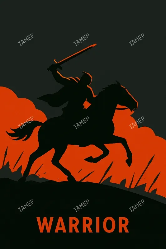 Silhouette Posters In Flat Style