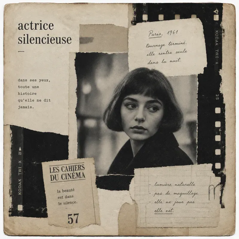 French New Wave Cinema Junk Journal Pages