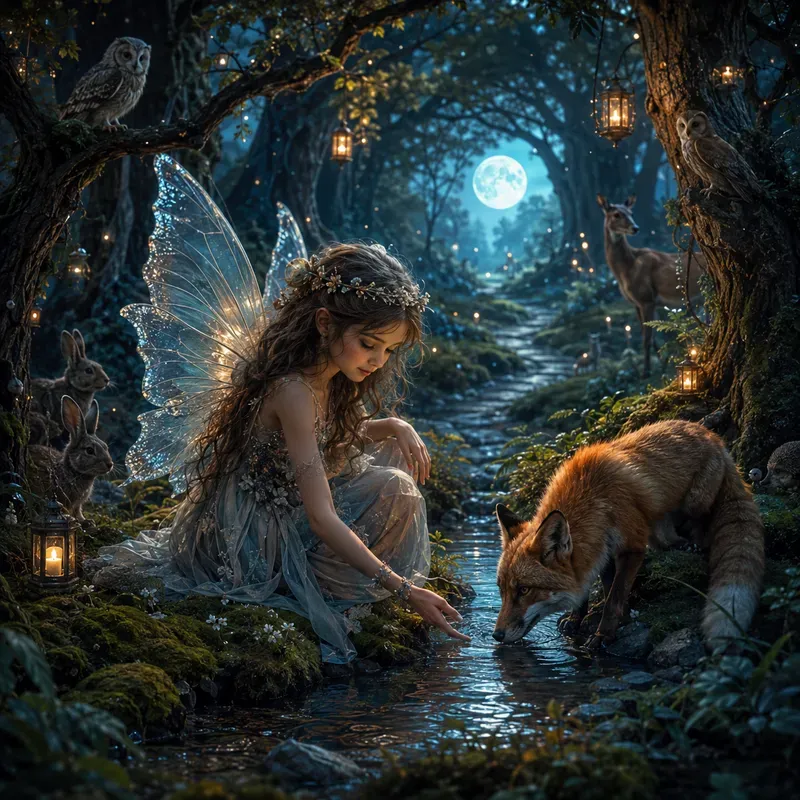 Moonlit Companions