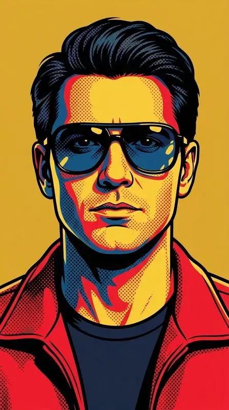 Pop Art Halftone Portraits