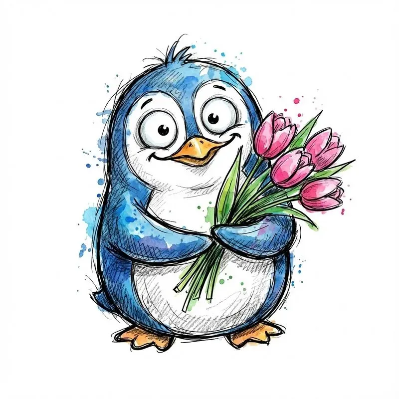 Whimsical Valentine Animals