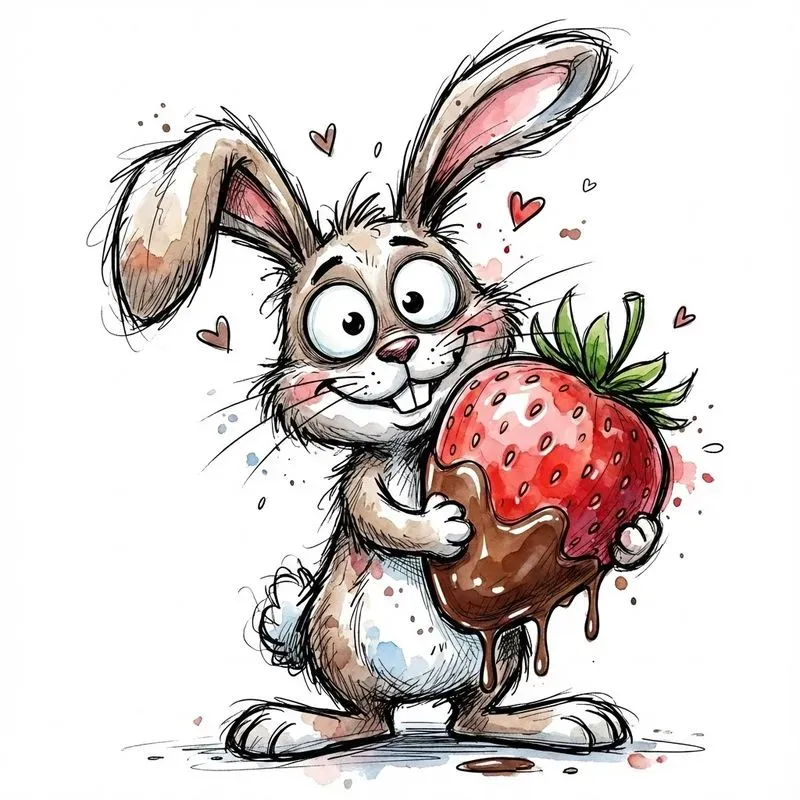 Whimsical Valentine Animals
