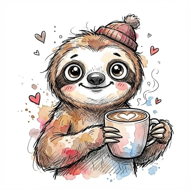 Whimsical Valentine Animals